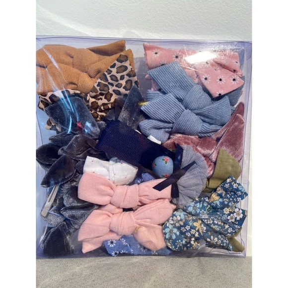 TOKUFAGU 24 Pieces Baby Girls Hair Clips, 4.5 Inch Alligator Clips - Picture 4 of 8